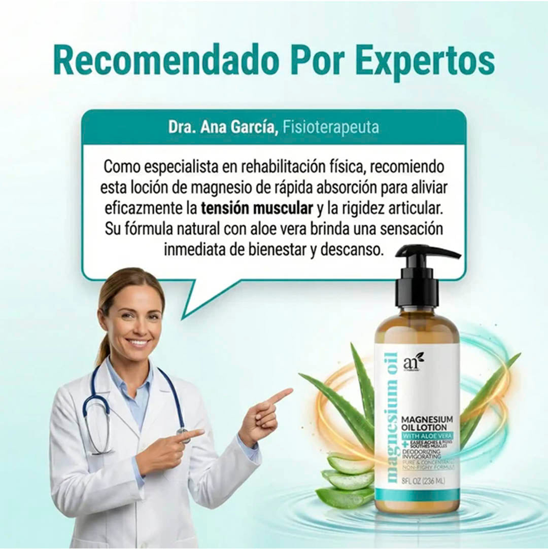 Loción corporal - Oil Magnesium con Aloe vera + 🎁 Spray ¡Gratis!